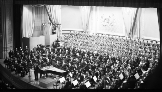  1949 Human Rights Day Concert at Carnegie Hall, courtesy of the UN Audio Visual Library