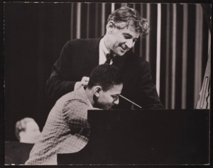 Leonard Bernstein and Andre Watts, 1963