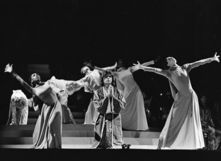 MASS, 1971. Photo by Fletcher Drake, courtesy of the John F. Kennedy Center for the Performing Arts Archives.