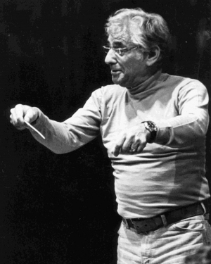 Leonard Bernstein at a rehearsal at the Salzburg Festival, 1975 © Archiv der Salzburger FestspielePhoto Ellinger
