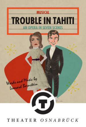 Theater Osnabrück's Trouible in Tahiti Program cover image