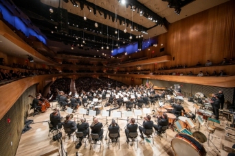 New York Philharmonic performs at the newly reopened David Geffen Hall, 2022
