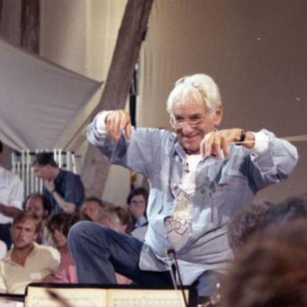 Leonard Bernstein in Salzau 1987: Wenn der da vorne steht (Teil 2: Probe Strawinsky Sacre du printemps)