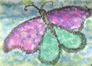 Pointillism 3 - Butterfly